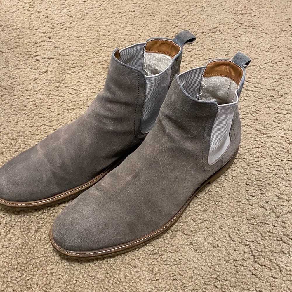 Gordon Rush Chelsea Boot - Grey Suede